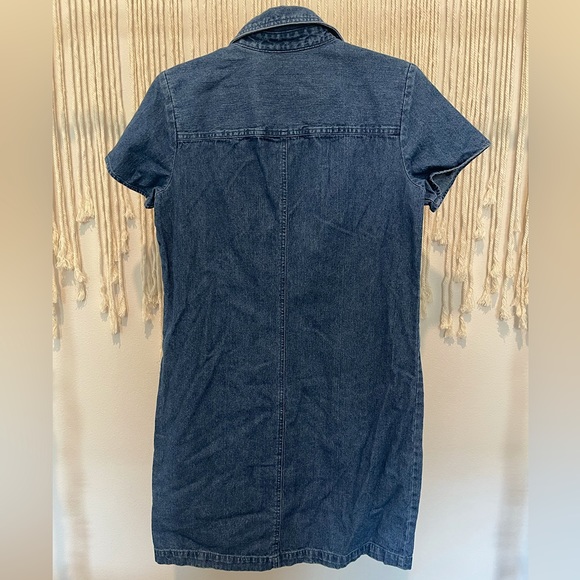 Vintage Style & Co. Petite Button-Down Short Denim Dress Size 10P - Picture 2 of 8